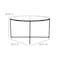 Flash Furniture Round Glass Coffee Table with Matte Black Frame NAN-JH-1786CT-BK-GG - alternate 10